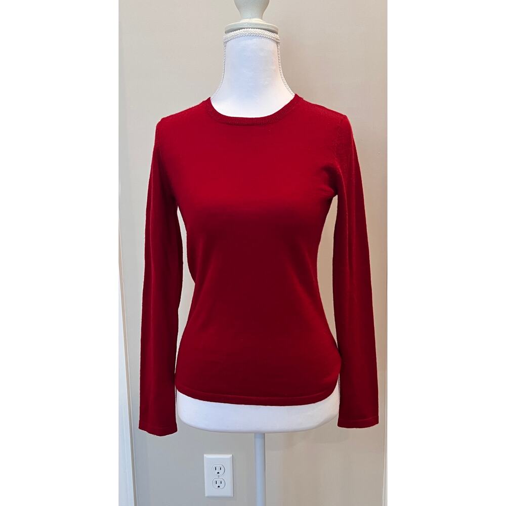 Ann Taylor Red Sweater xs